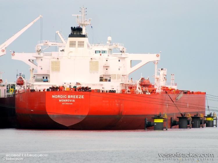 Nordic-Breeze - Crude Oil Tanker vessel registered in Liberia