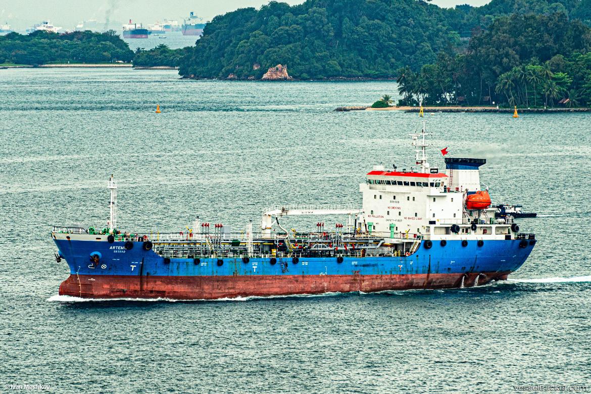 Artemis - Oil Products Tanker vessel registered in Singapore
