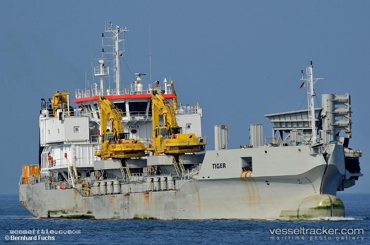 Tiger - Hopper Dredger vessel registered in Luxembourg