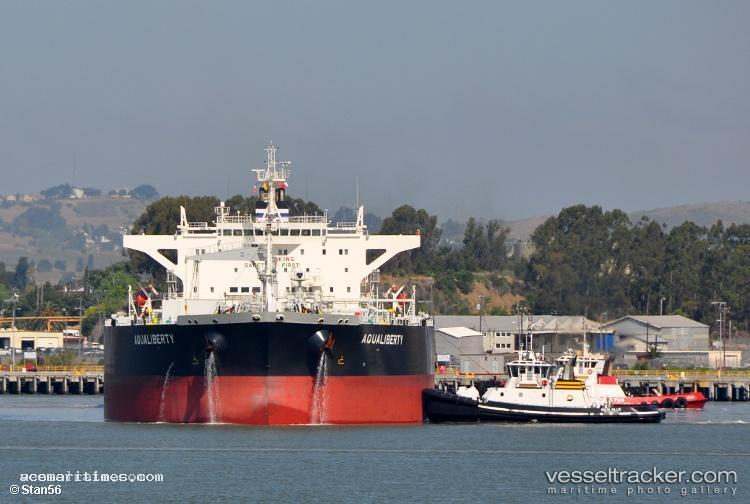 Aqualiberty - Crude Oil Tanker vessel registered in Liberia