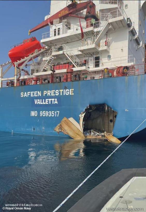 Safeen-Prestige - Container Ship vessel registered in Malta