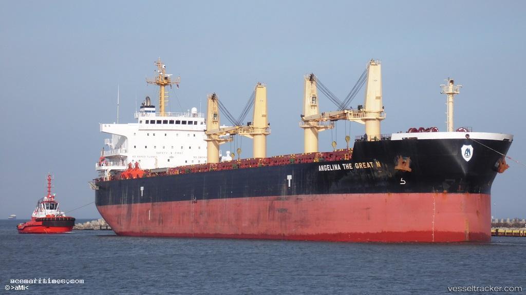 Angelina-The-Great-N - Bulk Carrier vessel registered in Hong Kong