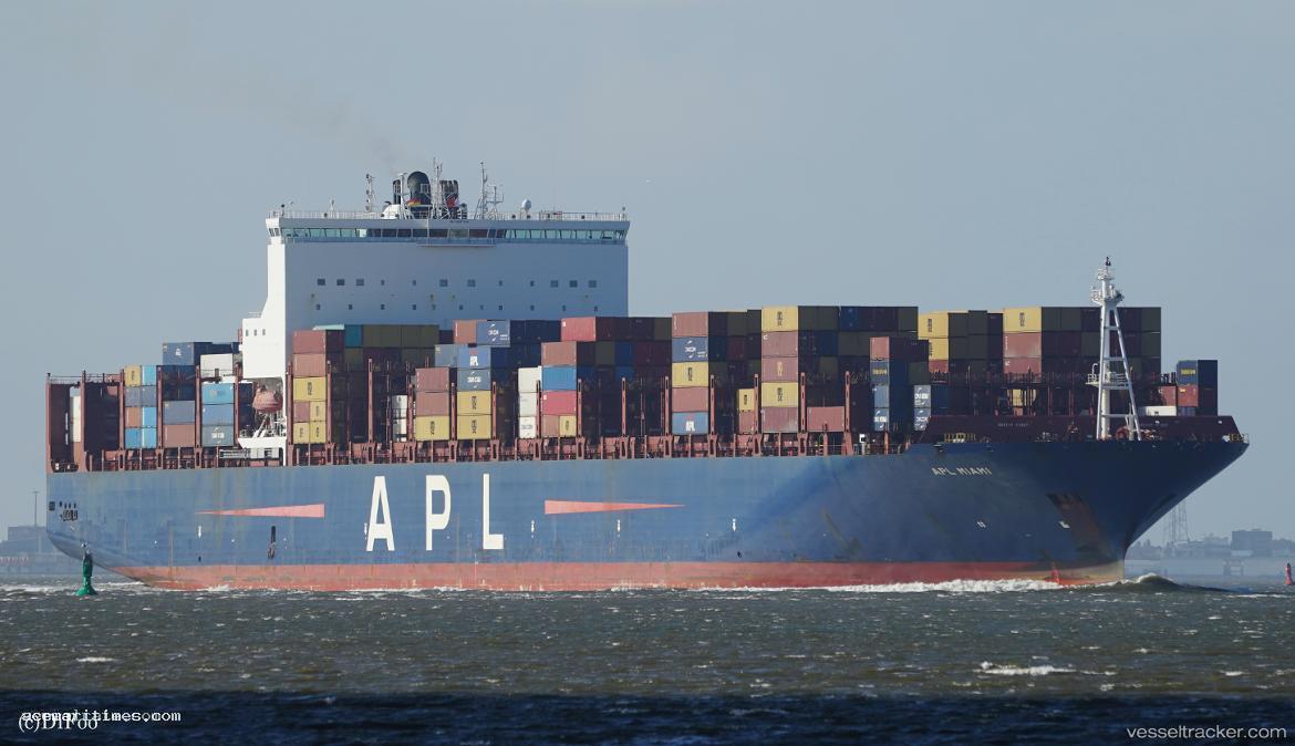 Apl-Miami - Container Ship vessel registered in Singapore
