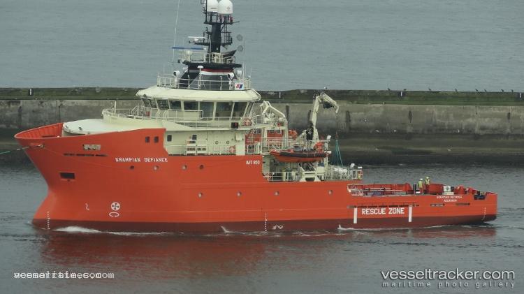Grampian-Defiance - Standby Safety Vessel vessel registered in United Kingdom