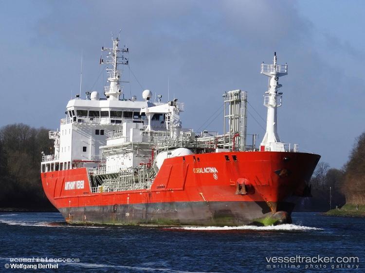 Coral-Actinia - Lpg Tanker vessel registered in Netherlands