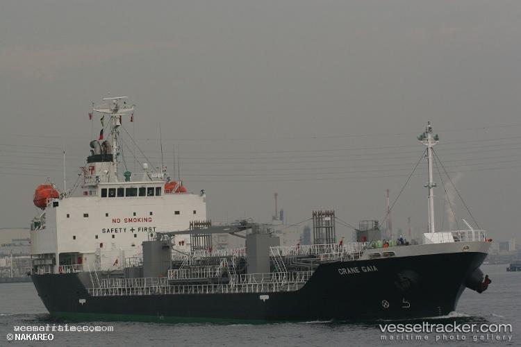 Crane-Gaia - Chemical Oil Products Tanker vessel registered in Singapore
