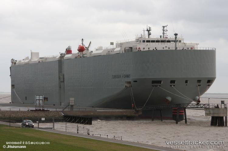 Eurasian-Highway - Vehicles Carrier vessel registered in Japan
