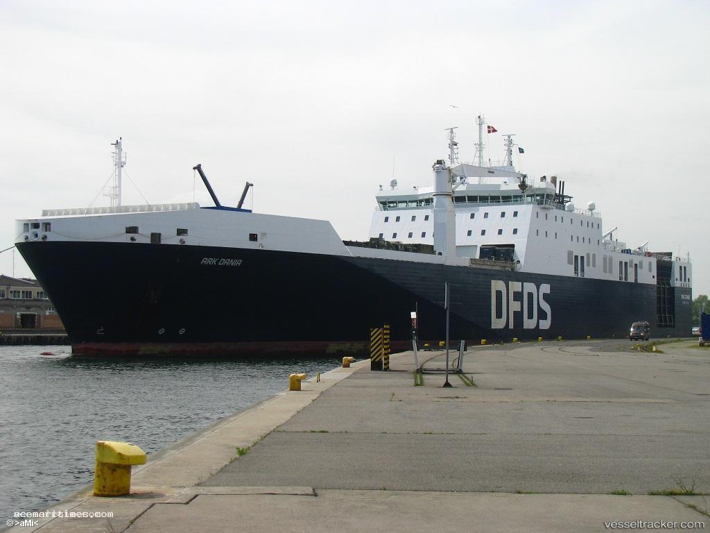Ark-Dania - Container Ro Ro Cargo Ship vessel registered in Denmark