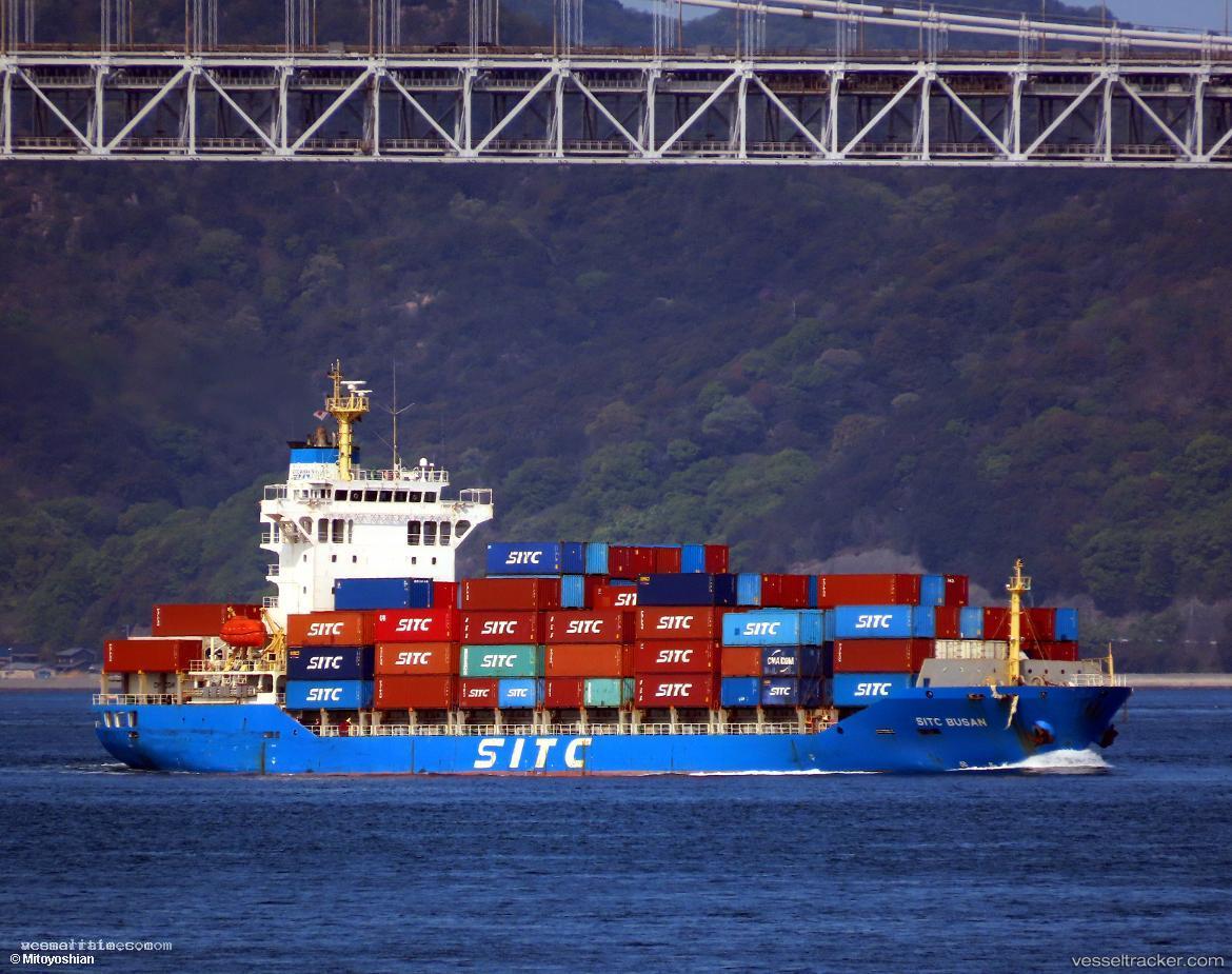 Sitc-Busan - Container Ship vessel registered in Hong Kong