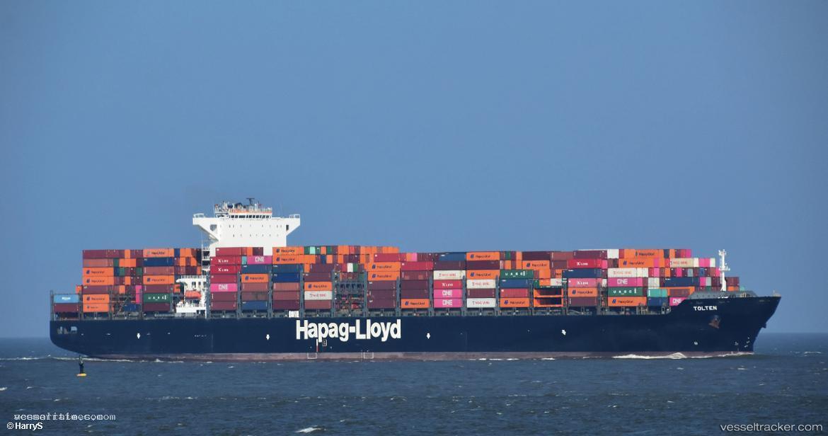 Tolten - Container Ship vessel registered in Liberia