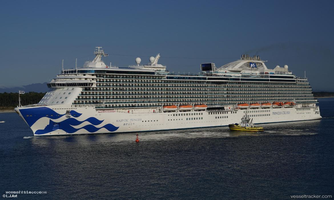 Majestic-Princess - Cruise Ship vessel registered in United Kingdom
