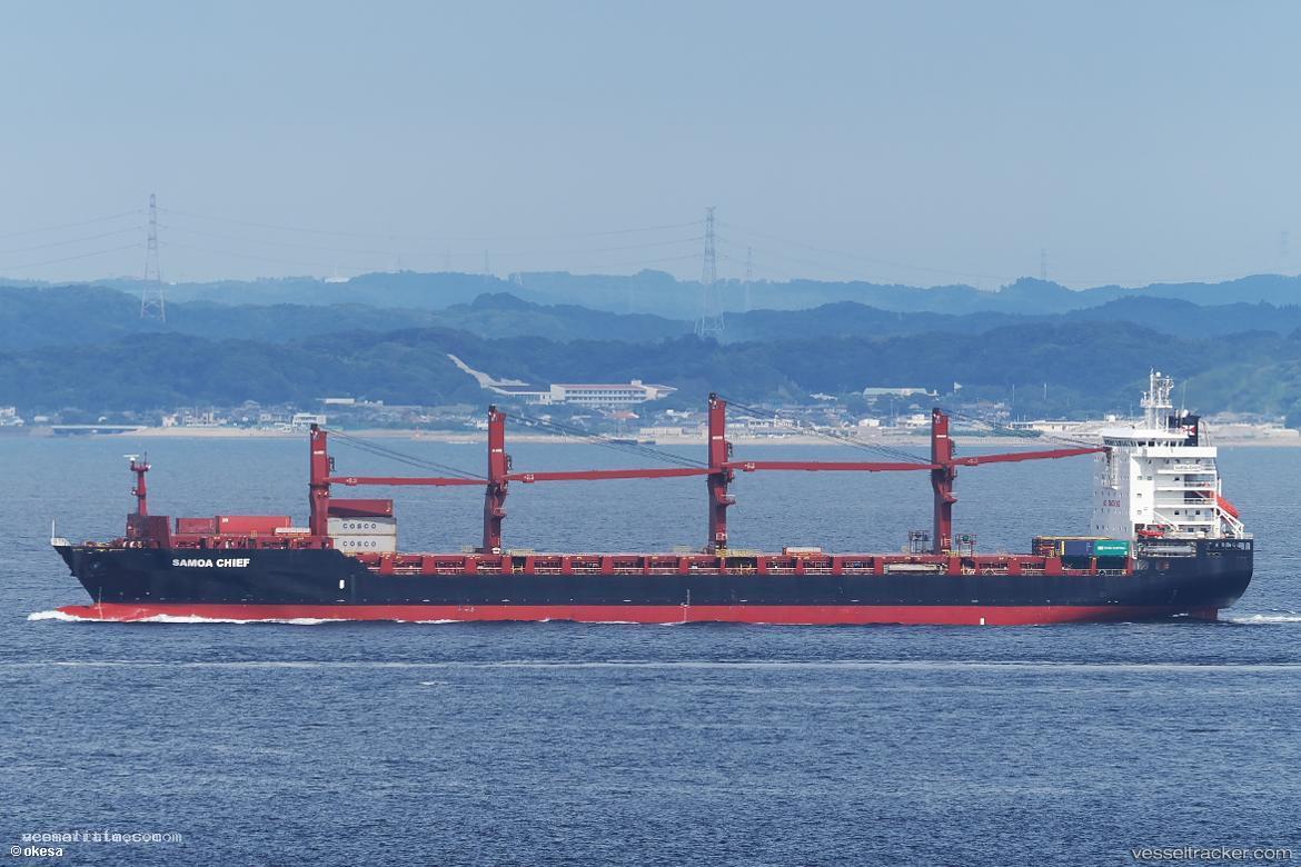Samoa-Chief - Container Ship vessel registered in Singapore