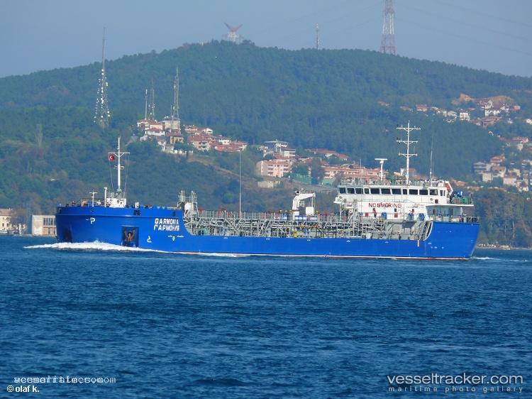 Garmonia - Chemical Oil Products Tanker vessel registered in Russia