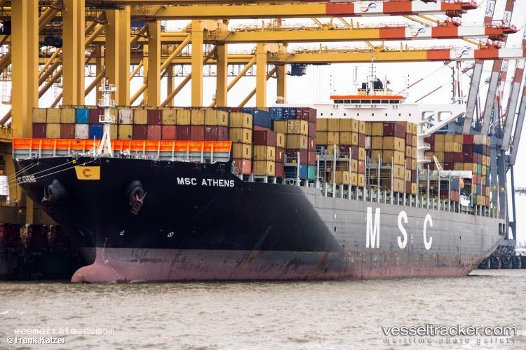 Msc-Athens - Container Ship vessel registered in Liberia