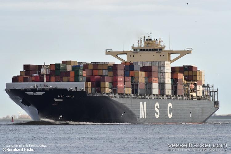 Msc-Arica - Container Ship vessel registered in Liberia