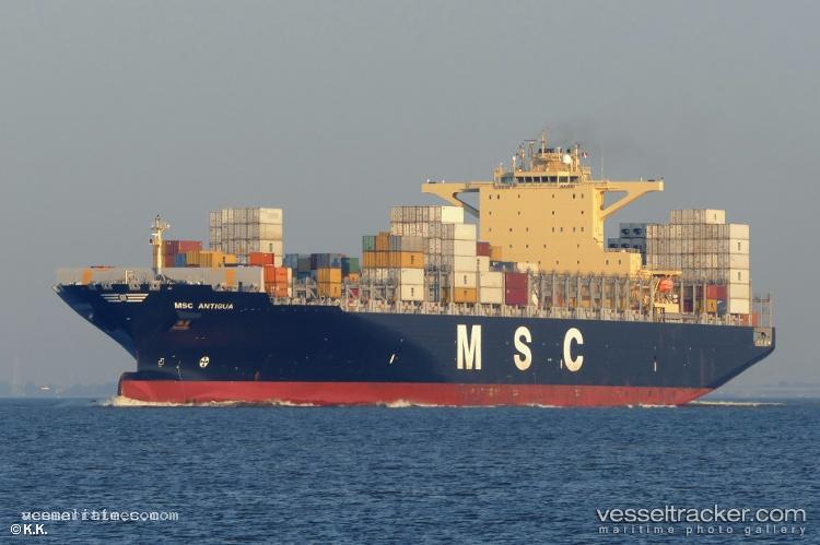 Msc-Antigua - Container Ship vessel registered in Hong Kong