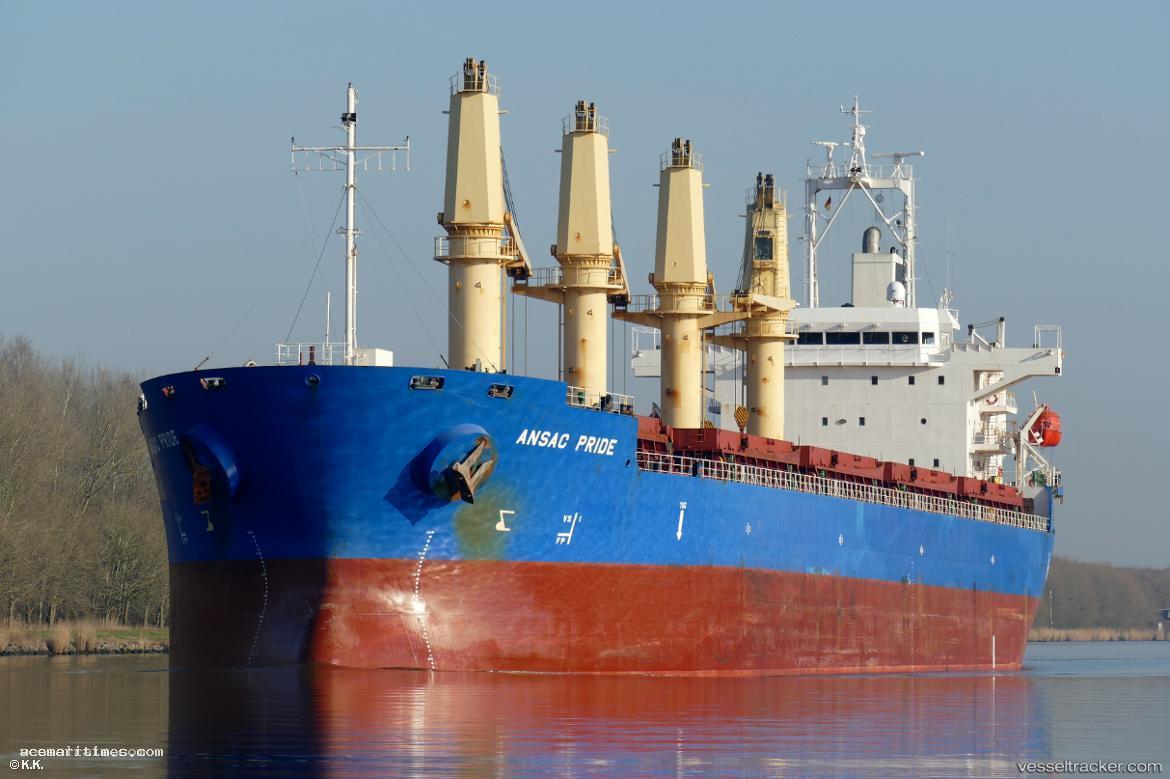 Ansac-Pride - General Cargo Ship vessel registered in Hong Kong