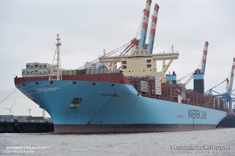 Matz-Maersk - Container Ship vessel registered in Denmark