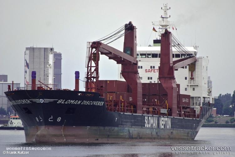 Sloman-Discoverer - Multi Purpose Carrier vessel registered in Antigua and Barbuda