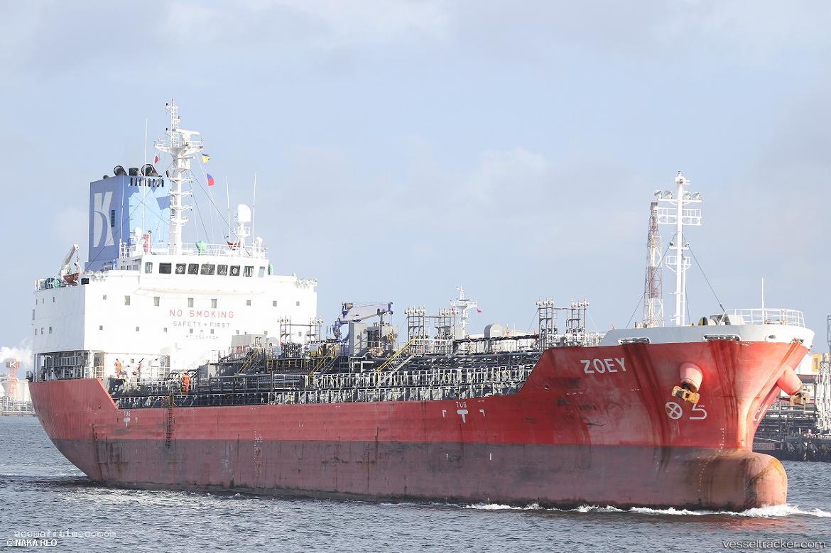 Zoey - Chemical Oil Products Tanker vessel registered in Panama
