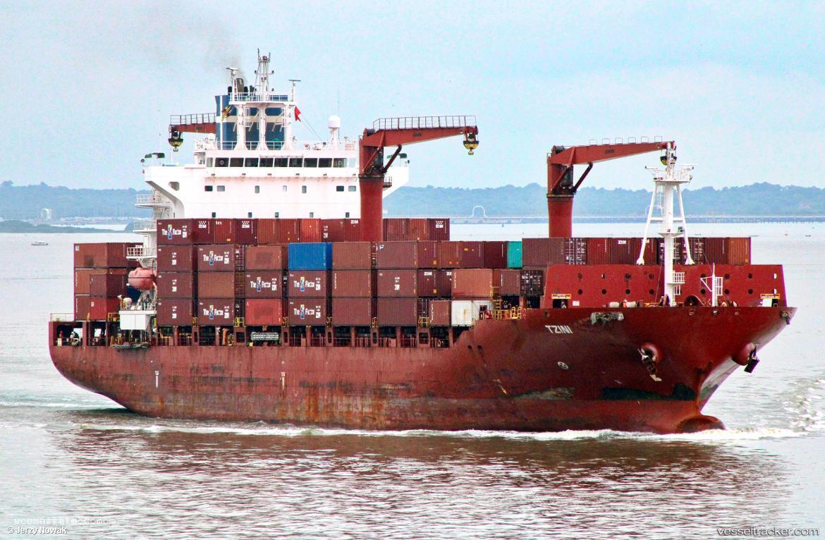 Tzini - Container Ship vessel registered in Malta