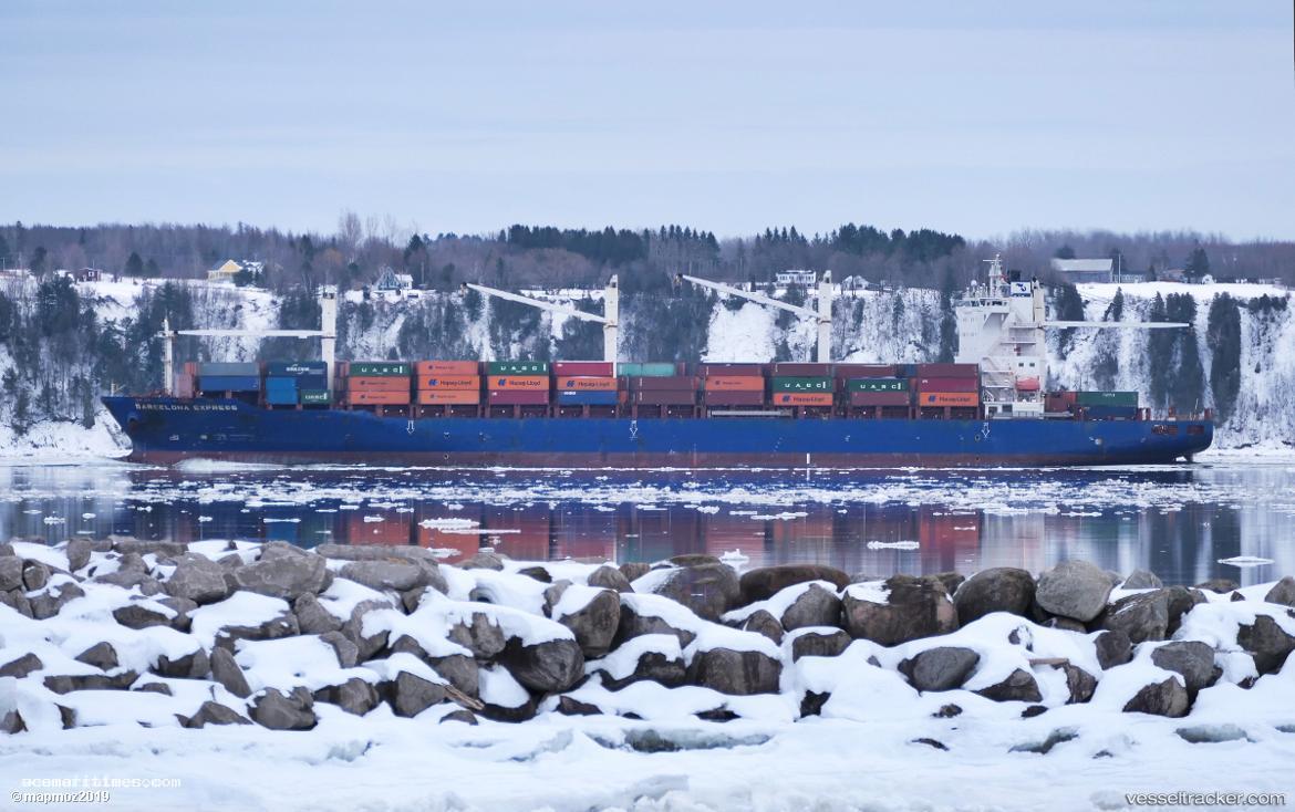 Barcelona-Express - Container Ship vessel registered in Liberia