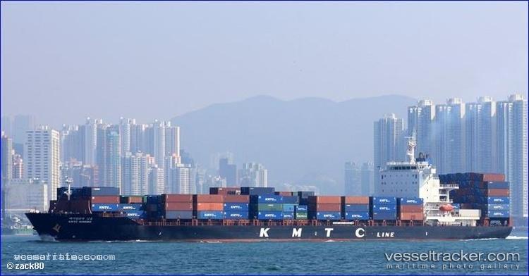 Kmtc-Ningbo - Container Ship vessel registered in South Korea