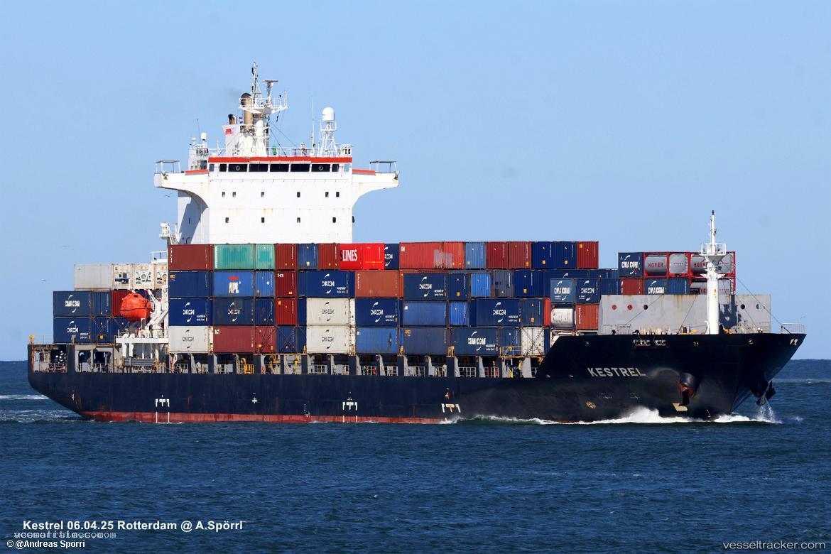 Kestrel - Container Ship vessel registered in Liberia