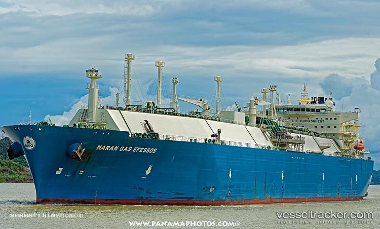 Maran-Gas-Efessos - Lng Tanker vessel registered in Greece