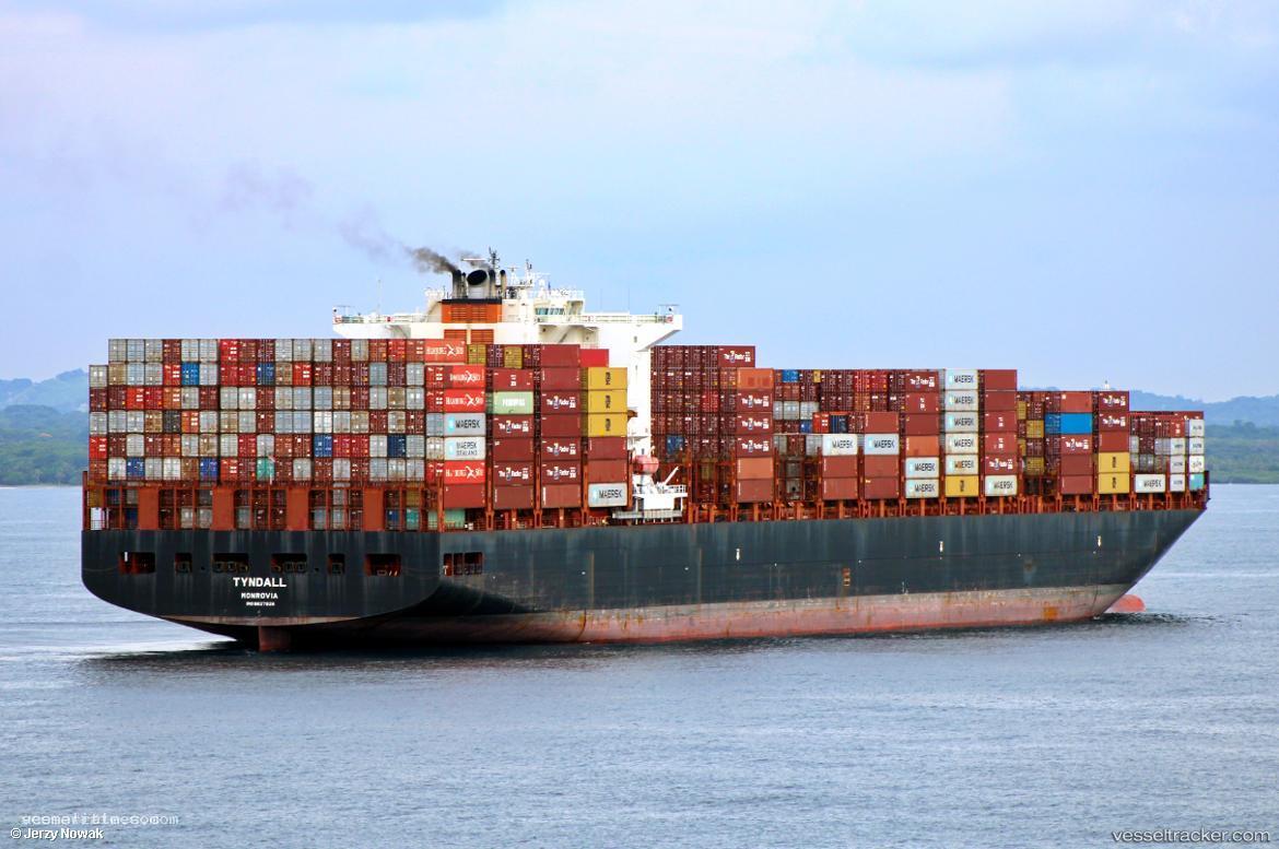 Tyndall - Container Ship vessel registered in Liberia