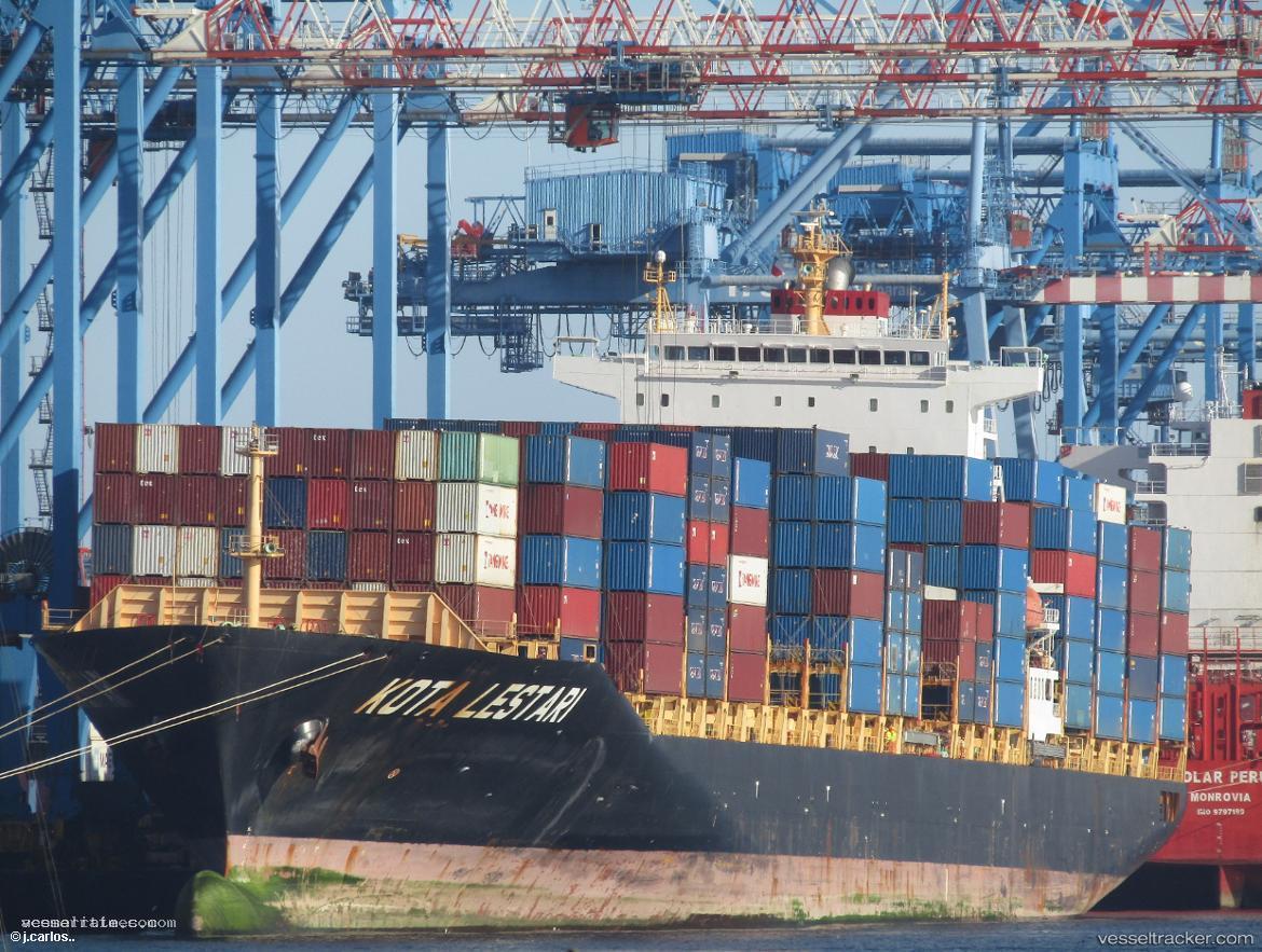 Kota-Lestari - Container Ship vessel registered in Singapore