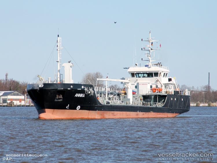 Annika - Chemical Oil Products Tanker vessel registered in Germany