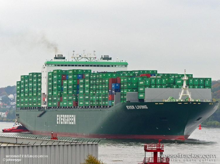 Ever-Living - Container Ship vessel registered in Singapore