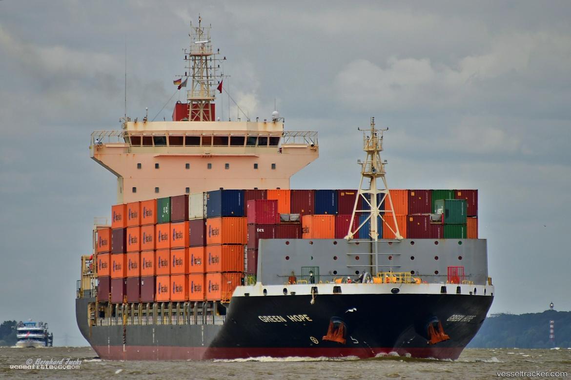 Green-Hope - Container Ship vessel registered in Panama