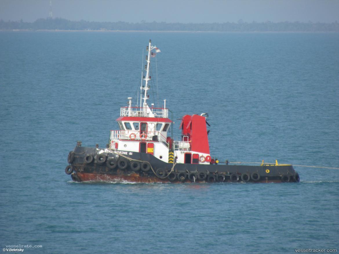 Bina-Marine-81 - Tug vessel registered in Singapore