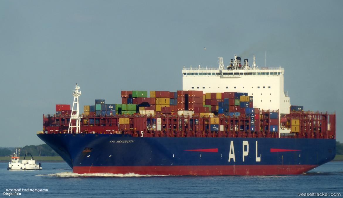 Apl-Mexico-City - Container Ship vessel registered in Singapore