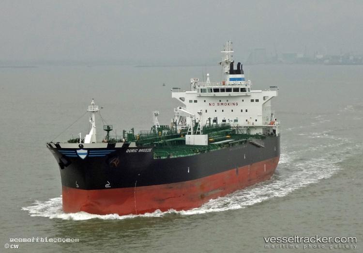 Doric-Breeze - Chemical Oil Products Tanker vessel registered in Liberia