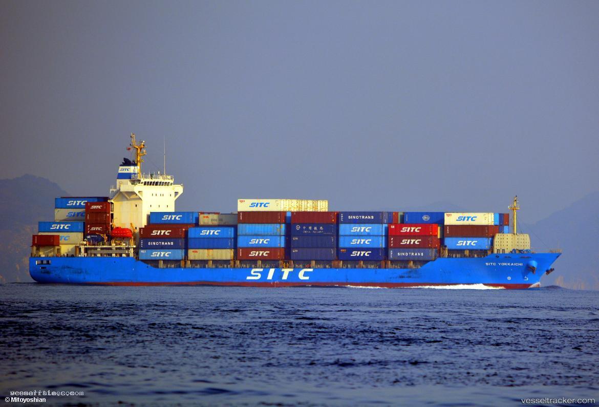 Sitc-Yokkaichi - Container Ship vessel registered in Hong Kong
