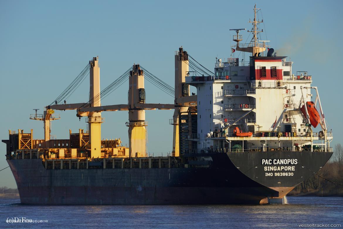 Pac-Canopus - Multi Purpose Carrier vessel registered in Singapore