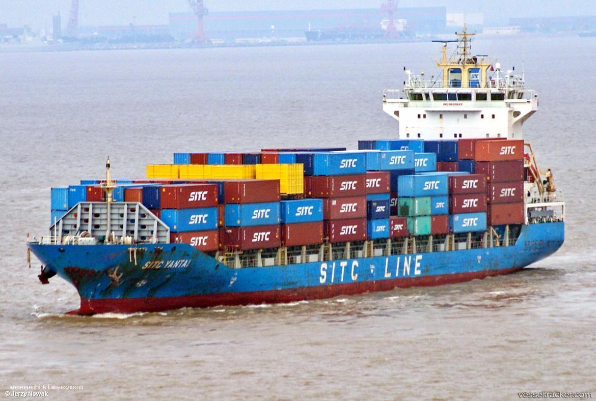 Sitc-Yantai - Container Ship vessel registered in Hong Kong
