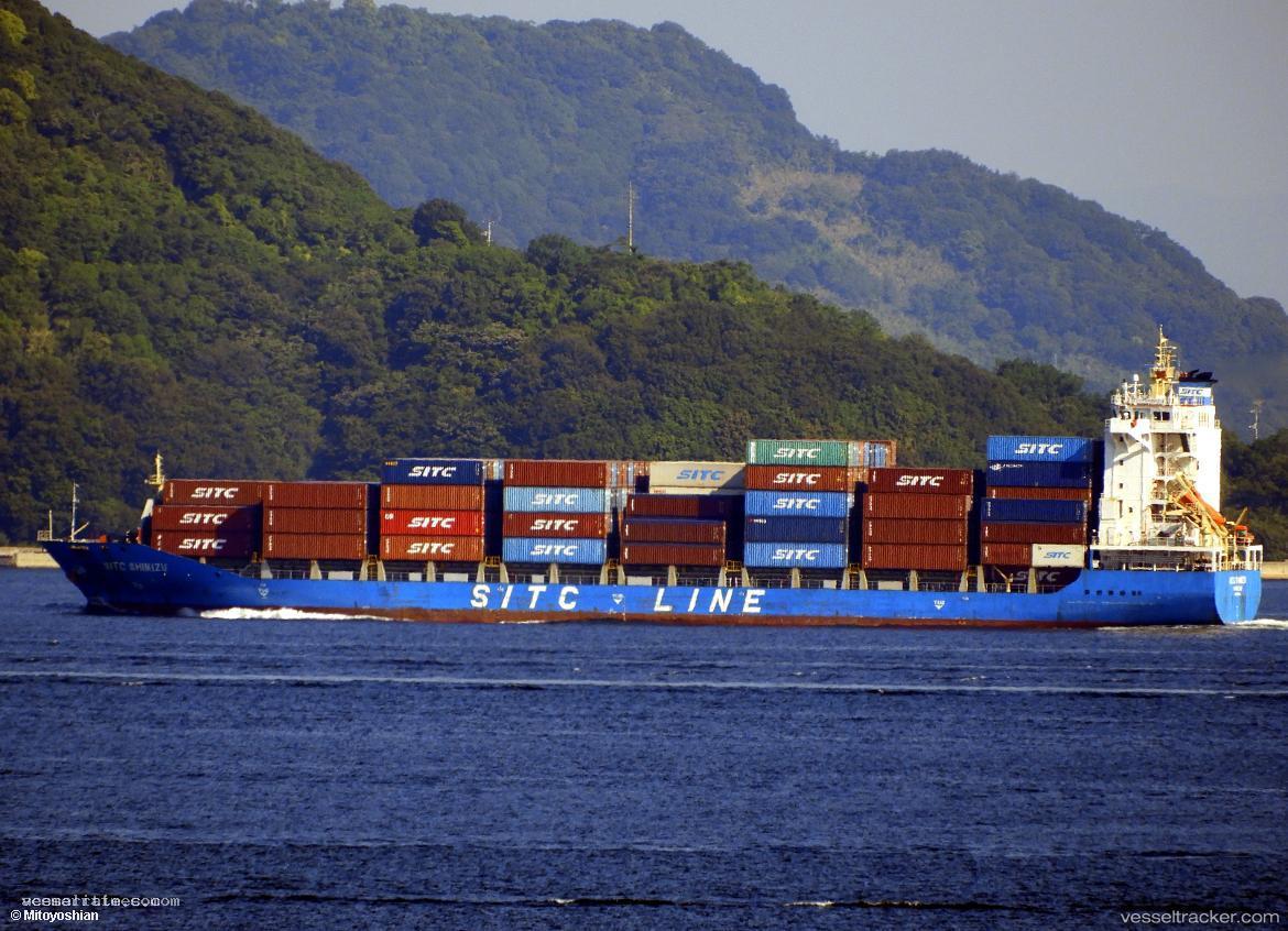 Sitc-Shimizu - Container Ship vessel registered in Hong Kong