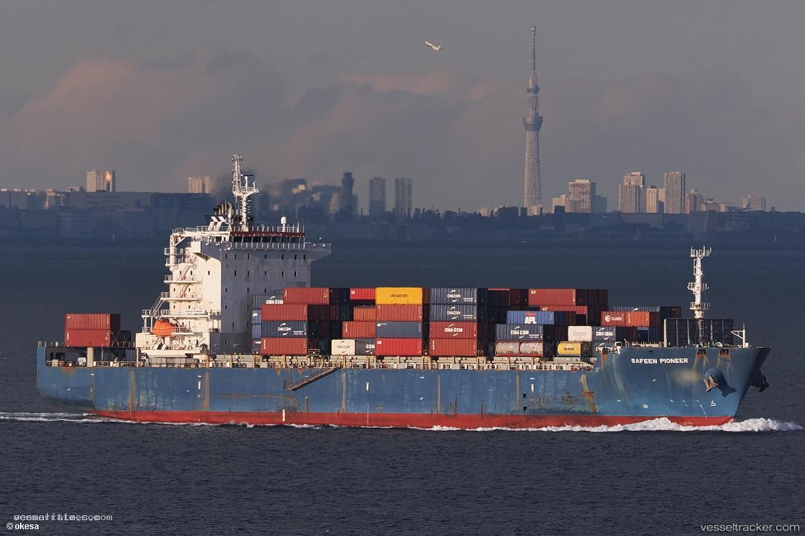 Safeen-Pioneer - Container Ship vessel registered in Marshall Islands
