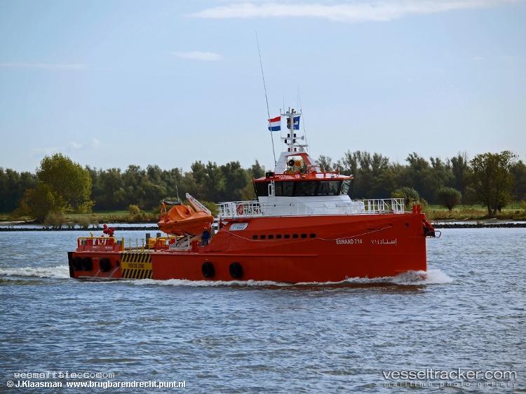 Adnoc-714 - Offshore Tug Supply Ship vessel registered in United Arab Emirates