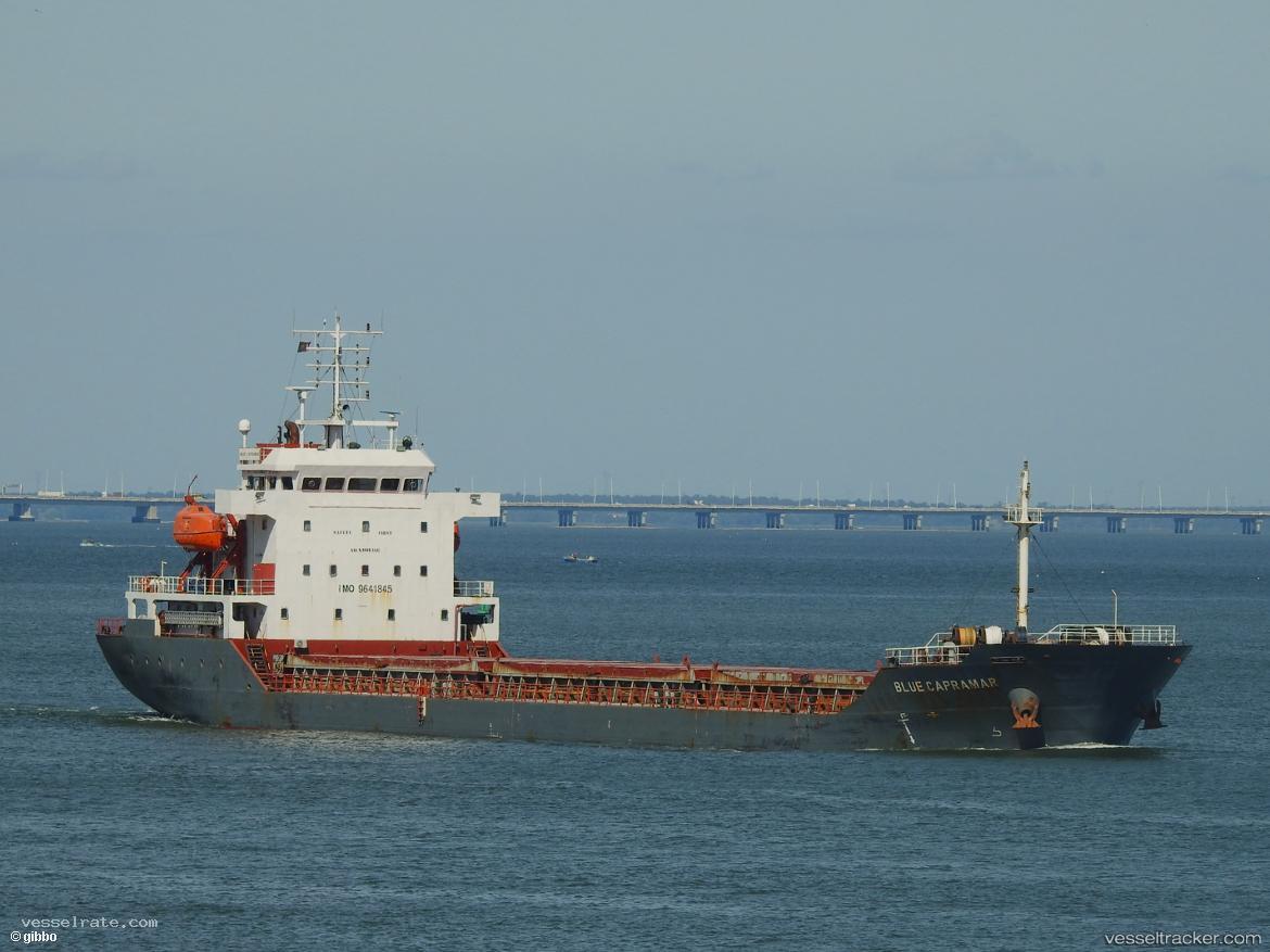 Blue-Capramar - General Cargo Ship vessel registered in Barbados