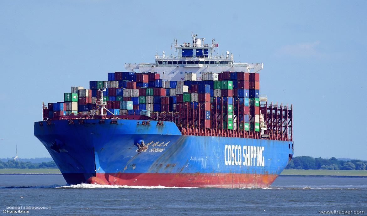 Cscl-Spring - Container Ship vessel registered in Hong Kong
