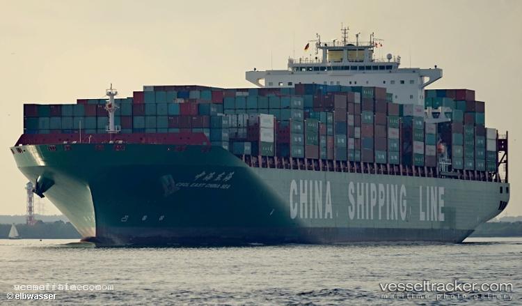 Cscl-East-China-Sea - Container Ship vessel registered in Hong Kong