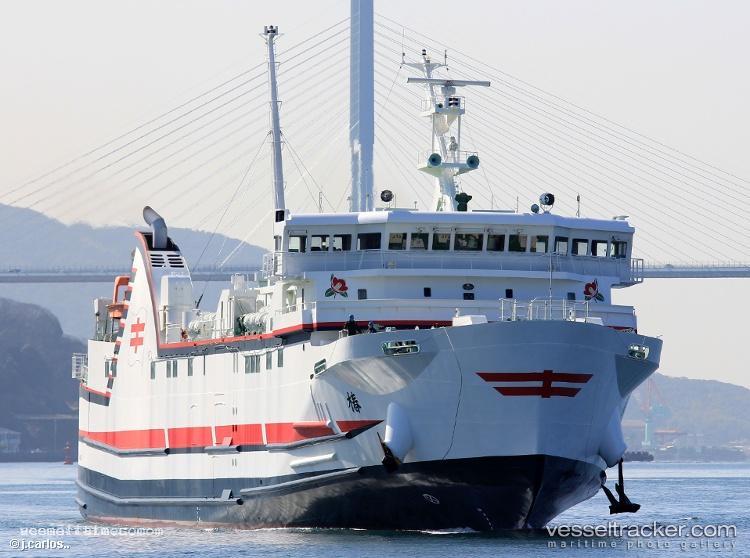 Tsubaki - Passenger Ro Ro Cargo Ship vessel registered in Japan