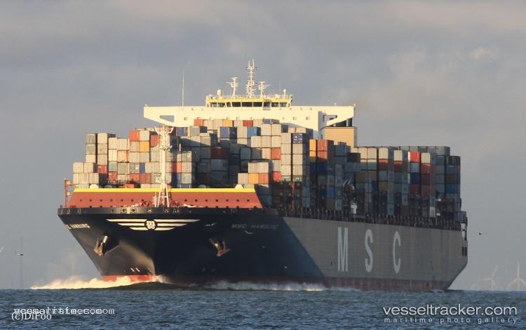 Msc-Hamburg - Container Ship vessel registered in Panama