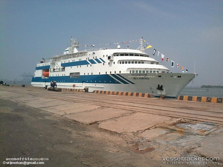 Mv-Corals - Passenger General Cargo Ship vessel registered in India