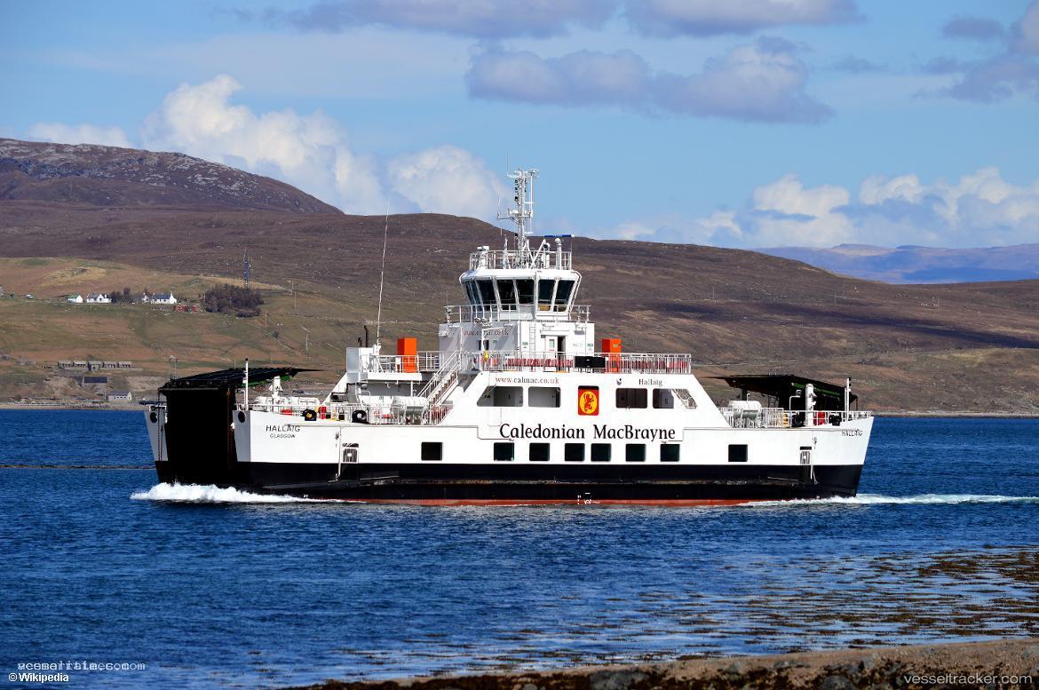 Hallaig - Passenger Ro Ro Cargo Ship vessel registered in United Kingdom